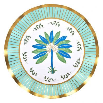 Preppy Palm Salad Plates