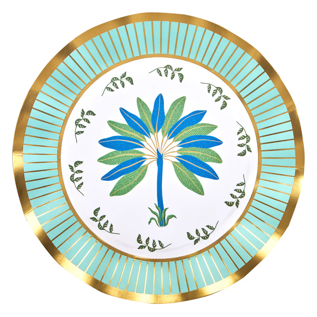 Preppy Palm Dinner Plates