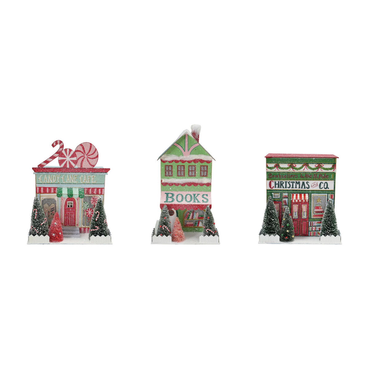Christmas Village Shop with LED Light - 3 Styles