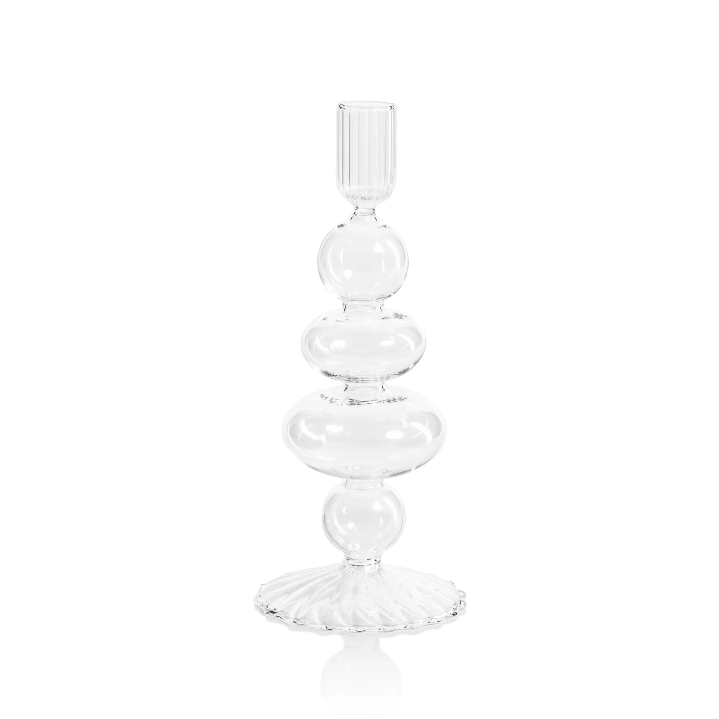 Trulli Glass Taper Holder S/2