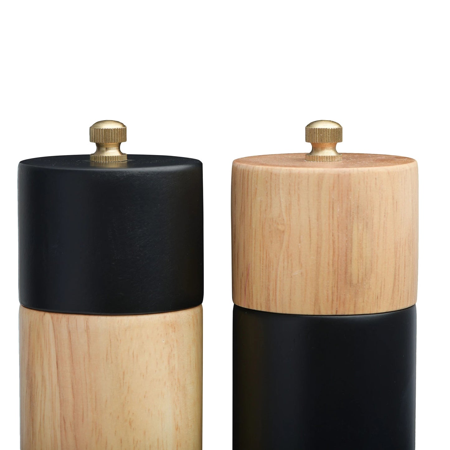 Rubberwood Salt & Pepper Mills