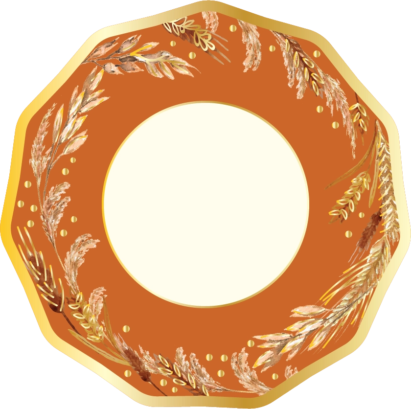 Harvest Wheat Dinner Plate