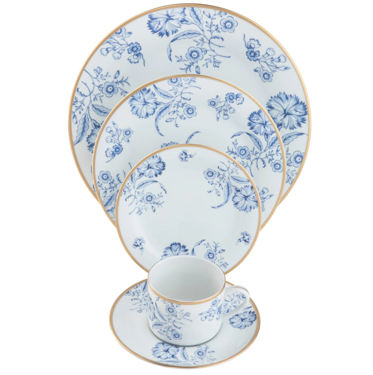 South Hampton Gold 5 Piece Place Setting