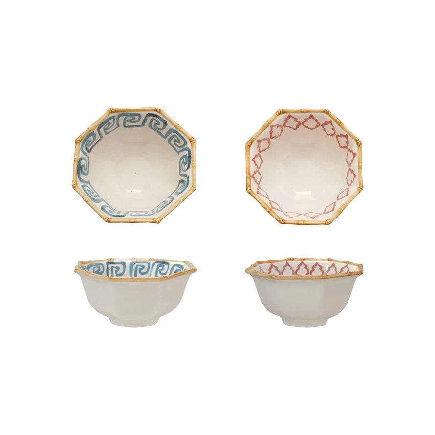 Octagon Bamboo Bowl