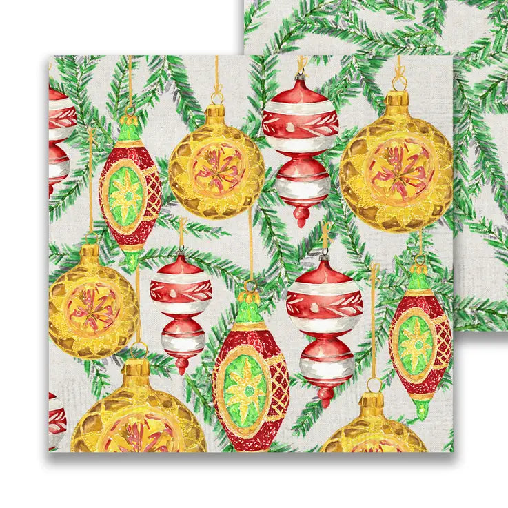 Classic Ornaments Cocktail Napkins