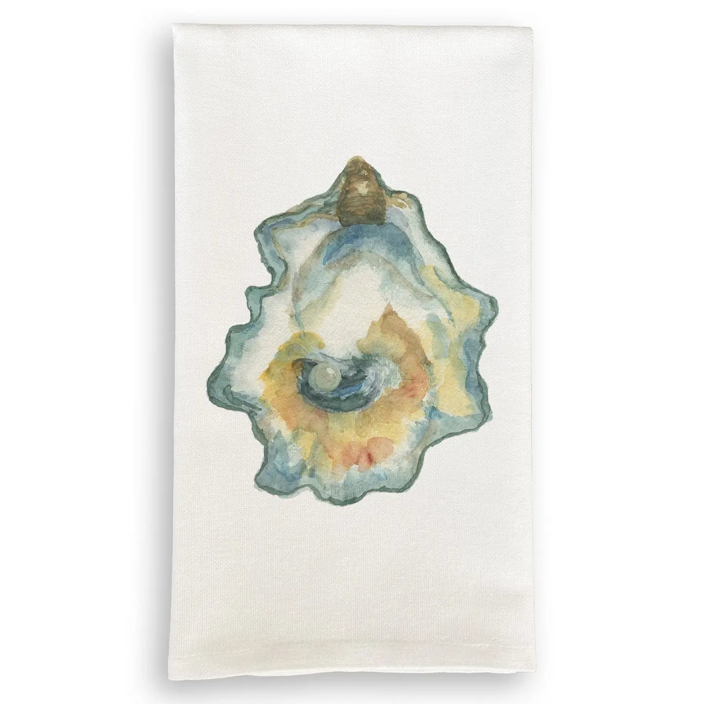 Watercolor Oyster Kitchen Towel