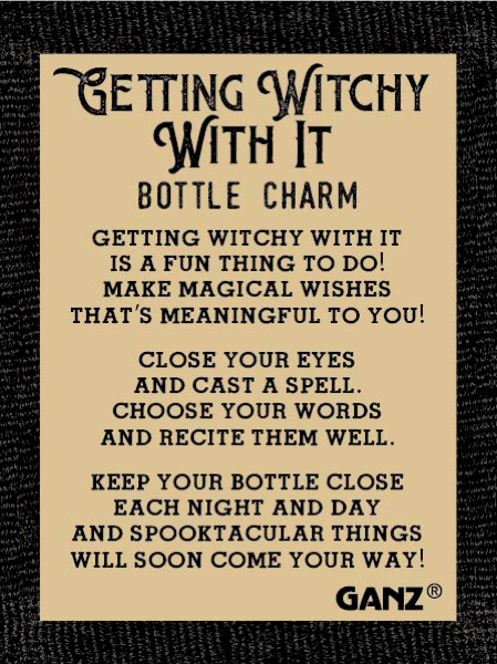 Getting Witchy With It Bottle Charms in a Basket