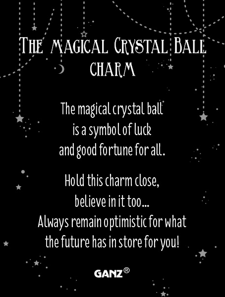 The Magical Crystal Ball Charms in a Basket