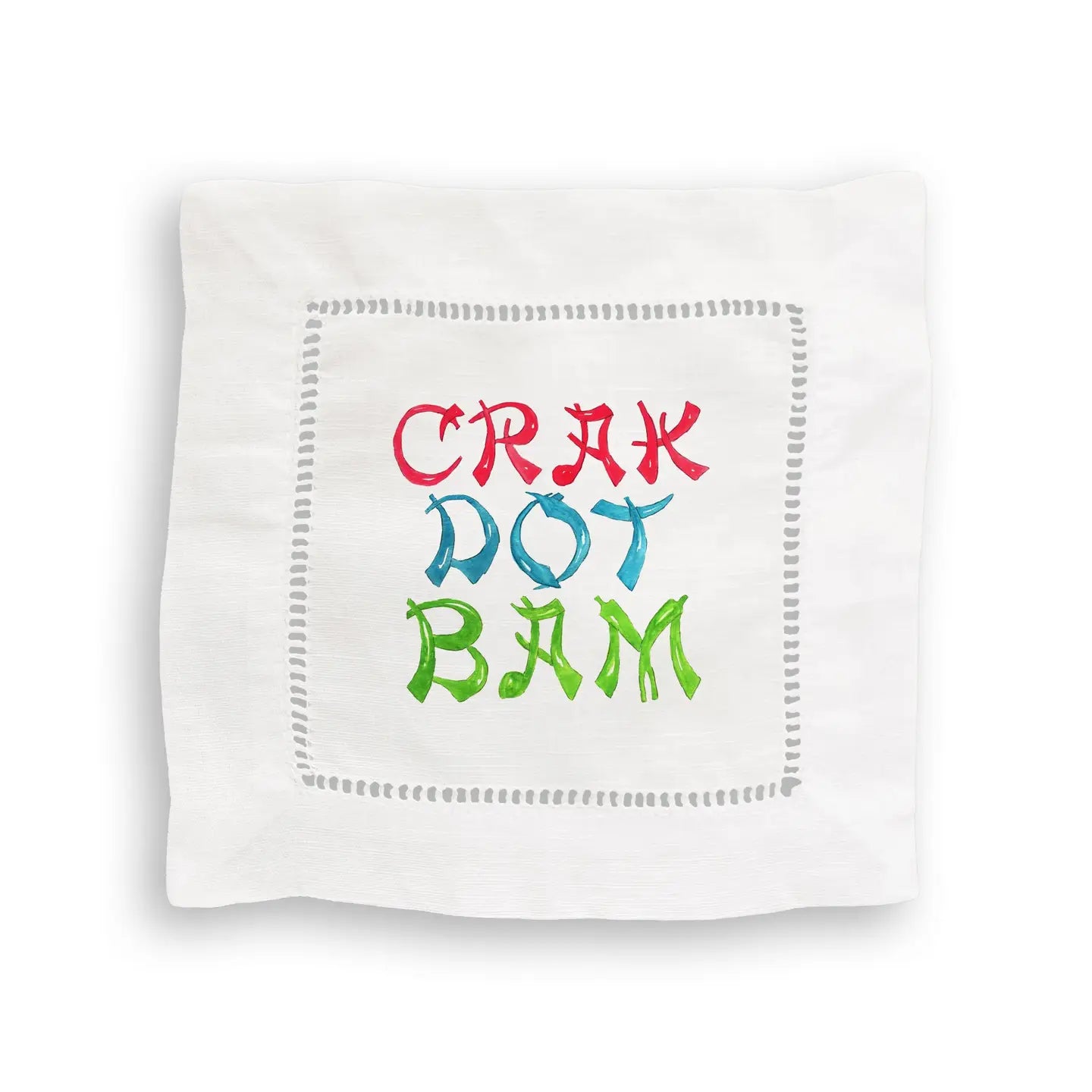 Crak Dot Bam Cocktail Napkins S/4