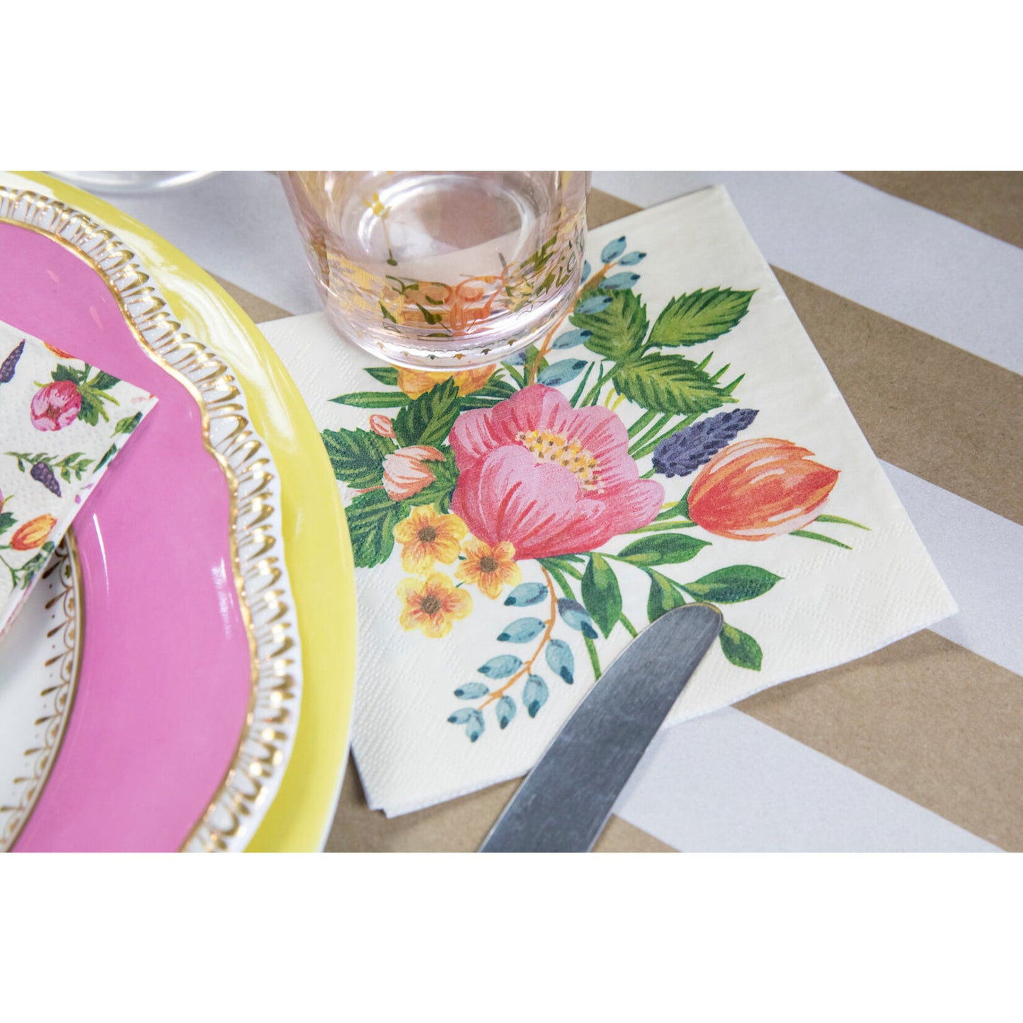 Sweet Garden Cocktail Napkin