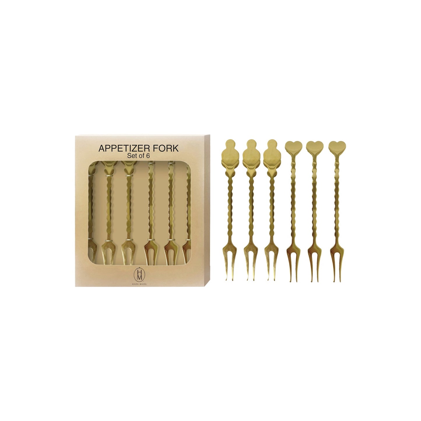 Gold Appetizer Forks