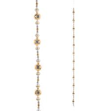EC Gold White and Silver Reflector Garland