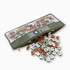 Forest Green Mahjong Bag