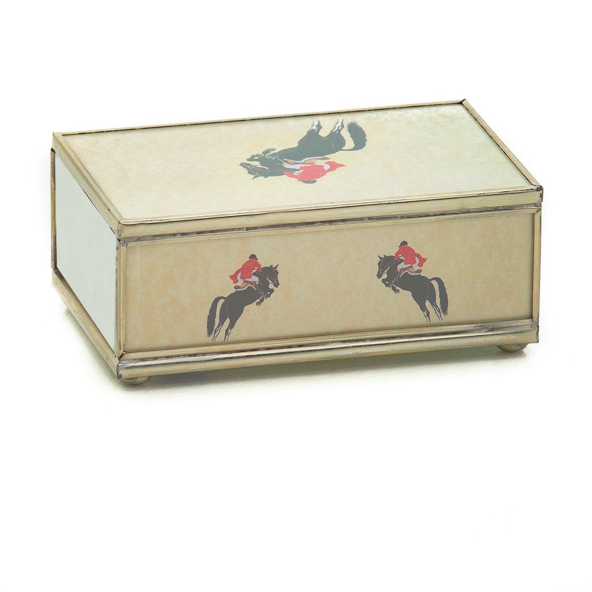 Jumping Horse Matchbox Cover