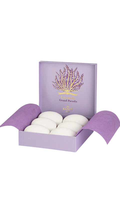 Rance Soaps Lavender Grand Paradis Soap Box