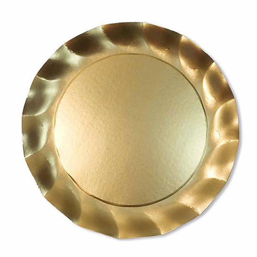 Satin Gold Dinner Plates