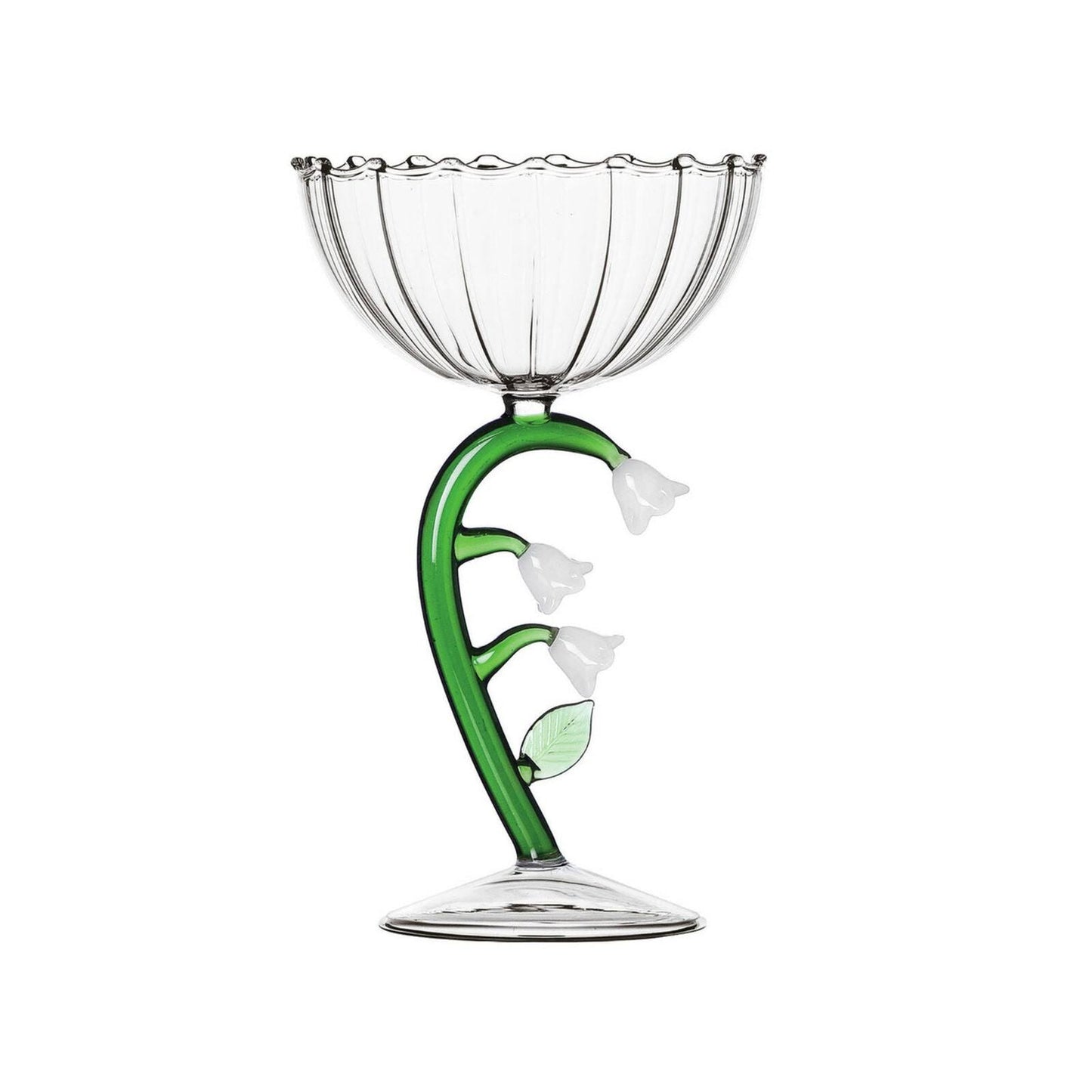 Champagne Bowl White Flower