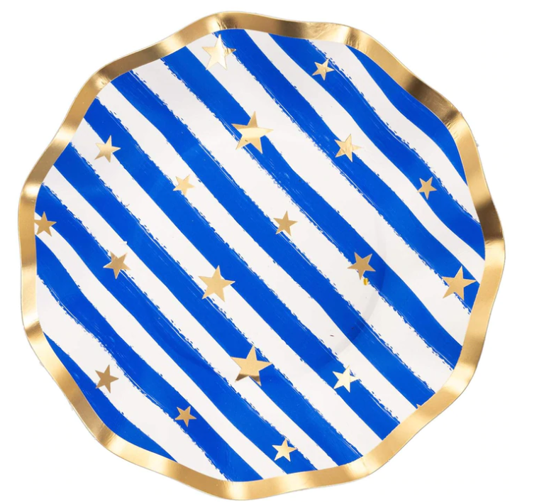 Patriotic Confetti Salad Plate
