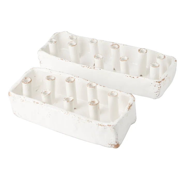 Ceramic Boat Tulipiere White
