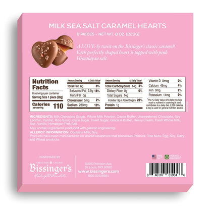 Milk Salted Caramel Hearts