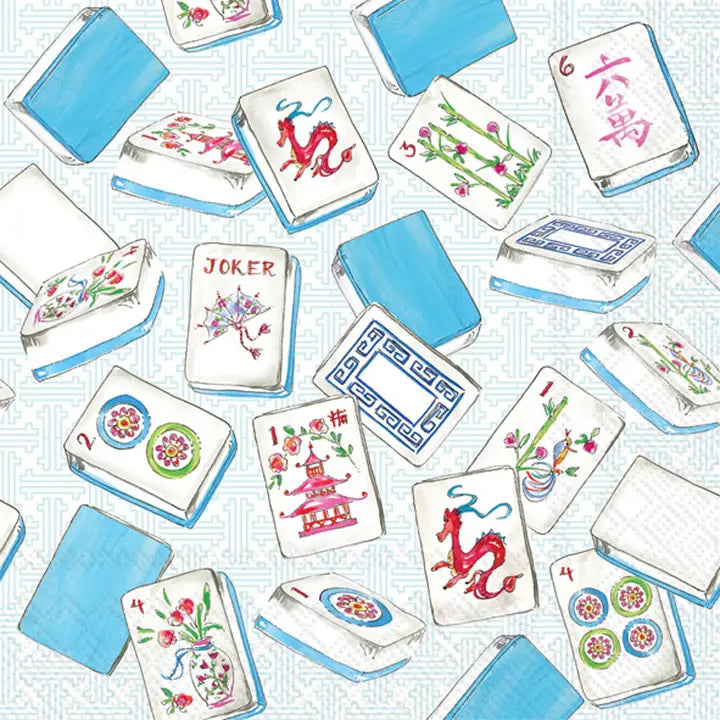 Rosanne Beck Mahjong Cocktail Napkins