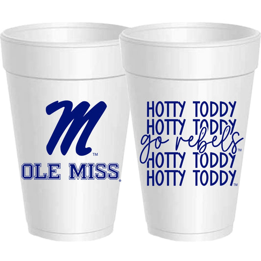Ole Miss Go Rebels Cups
