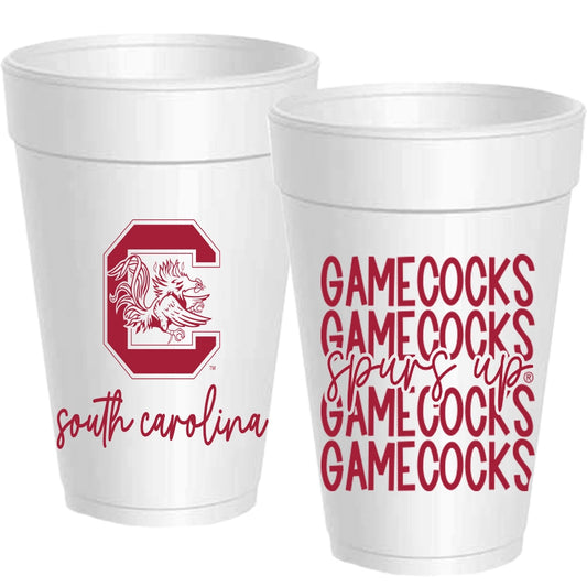 South Carolina Gamecock Cups