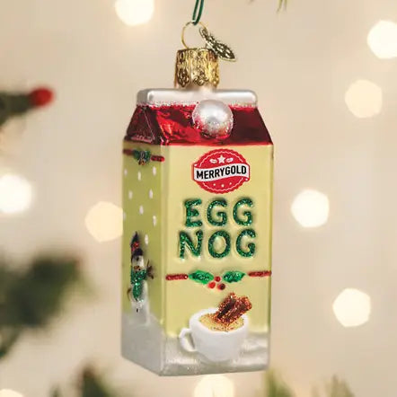 Egg Nog Carton Ornament