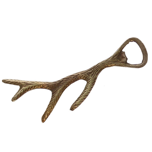 Antler Brass Bottle Opener