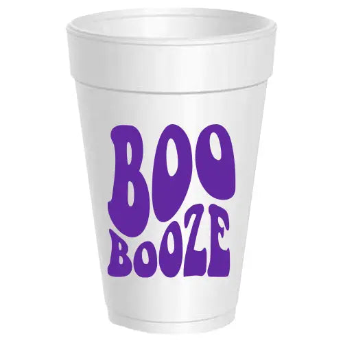 Boo Booze Foam Cups