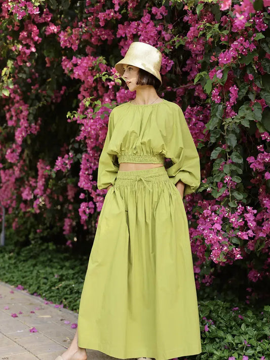 Newport Skirt Lime
