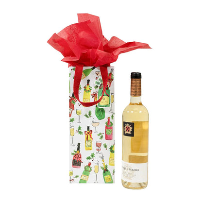 Tipsy And Toasty Bottle Gift Bag