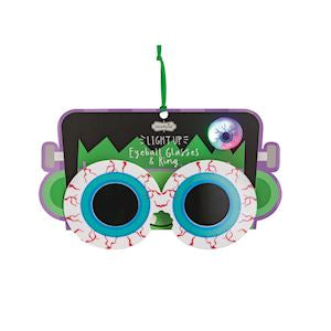 Eyeball Glasses & Ring Set - 3 Colors