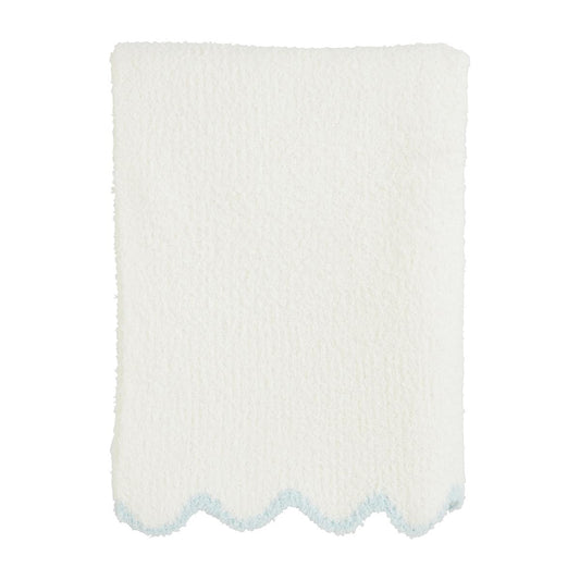 Scallop Chenille Blanket - 3 Colors