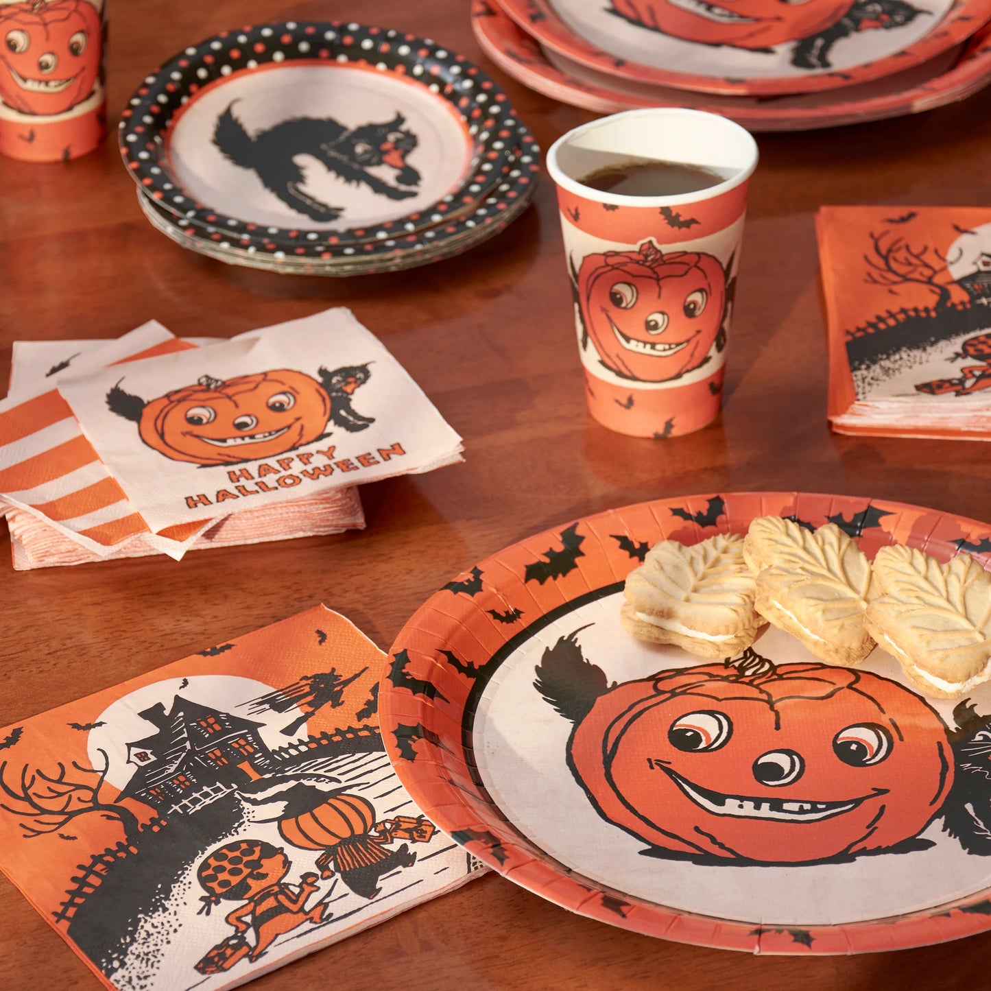 Small Vintage Halloween Plates