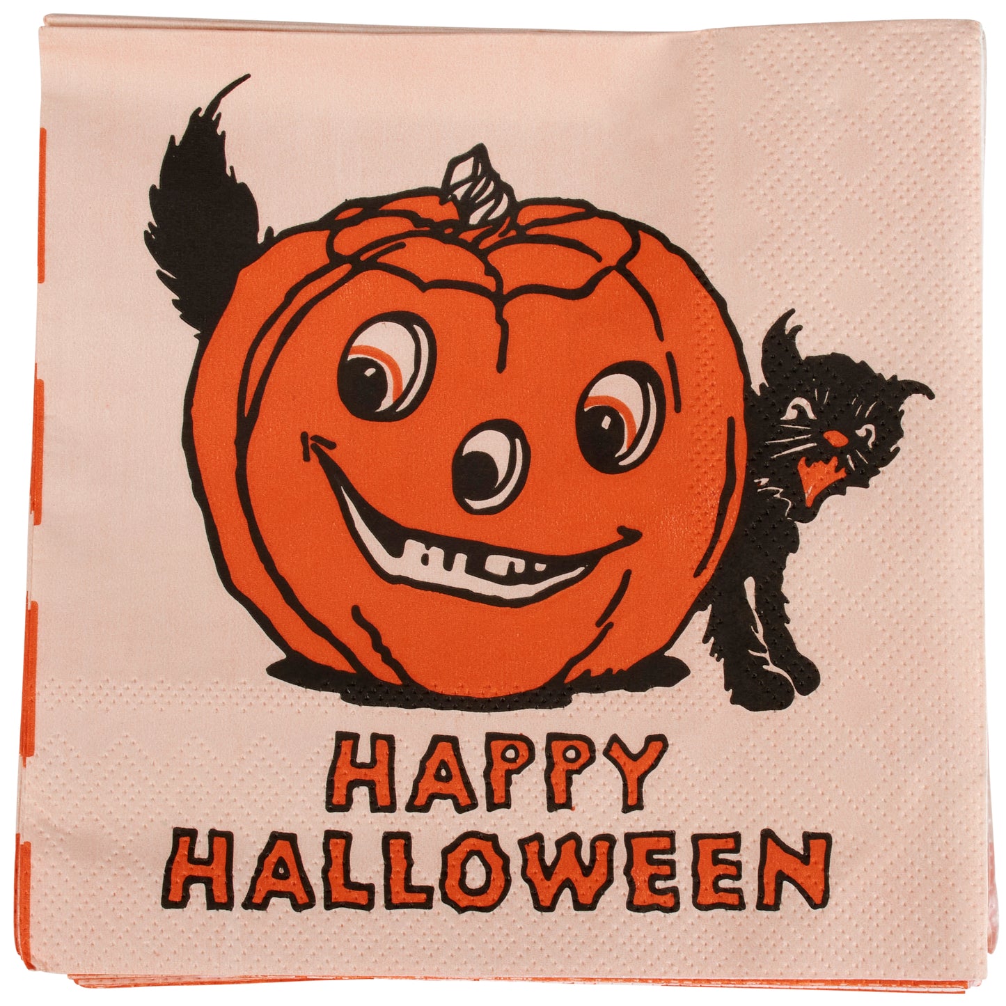 Vintage Halloween Beverage Napkin