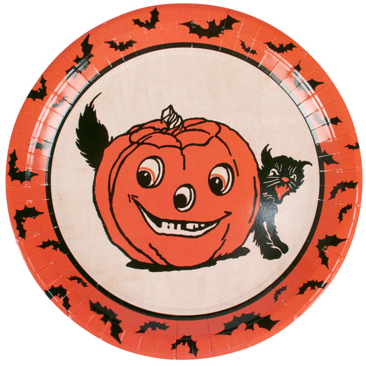 Large Vintage Halloween Plates