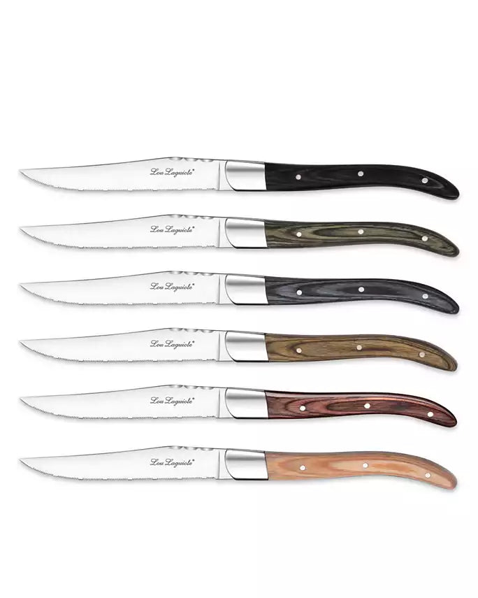 Lou Laguiole Louis Steak Knives, Set of 6