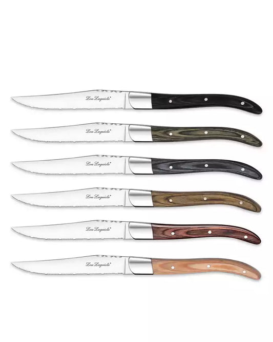 Lou Laguiole Louis Steak Knives, Set of 6