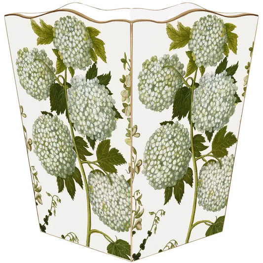 Waste Basket - Hydrangea