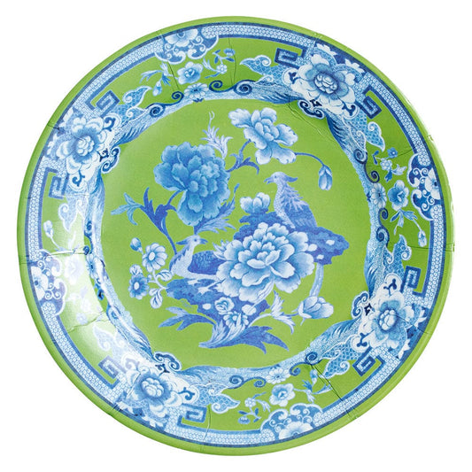 Green & Blue Dinner Plates