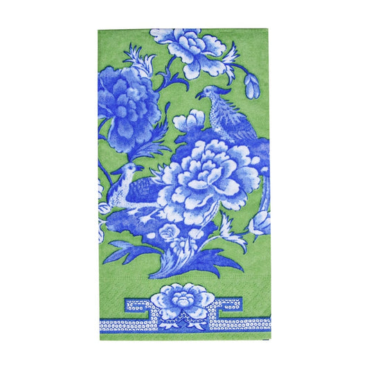 Green & Blue Plate Guest Towels