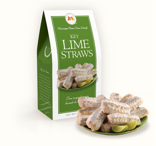 Small Key Lime Straws