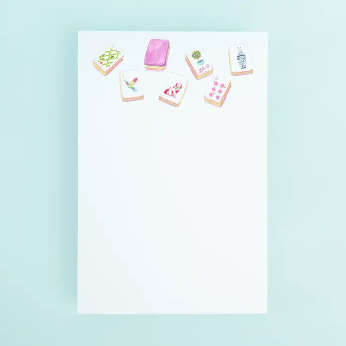 Large Mahjong Tiles Notepad