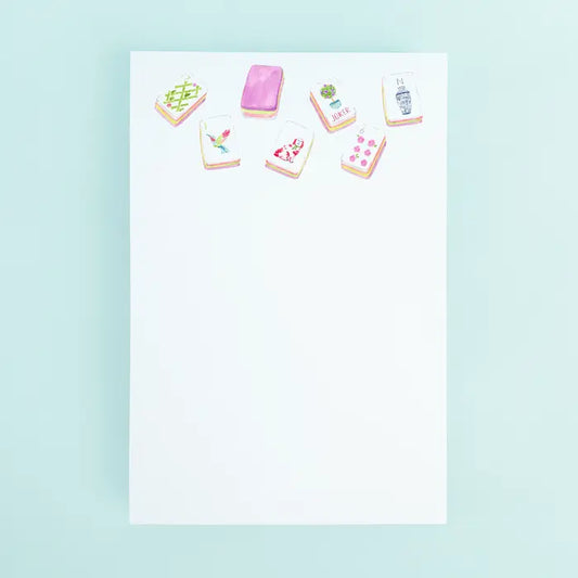 Large Mahjong Tiles Notepad