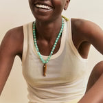 Sun Drift Brown Fish Necklace