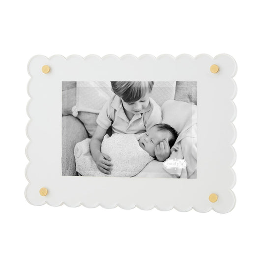 Scallop Acrylic Frame - 2 Colors