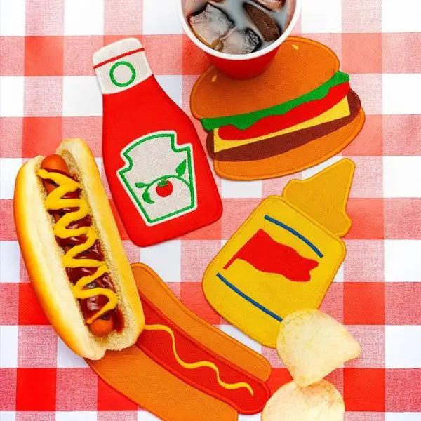 BBQ Cocktail Napkins S/4