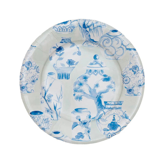 Glazed Porcelain Celadon Salad Plates