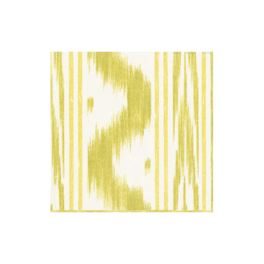 Toile De Nantes Yellow Cocktail Napkins